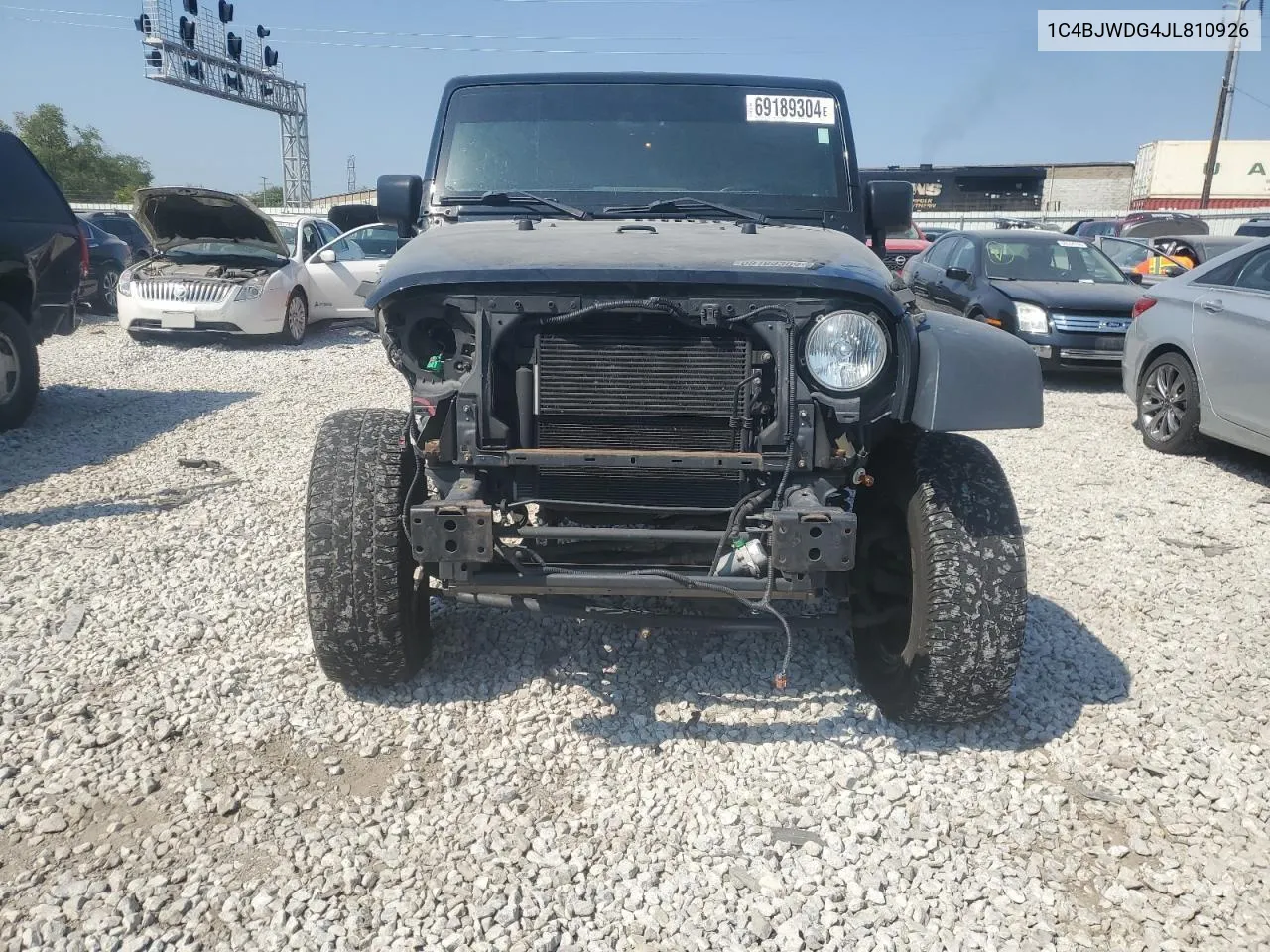 1C4BJWDG4JL810926 2018 Jeep Wrangler Unlimited Sport