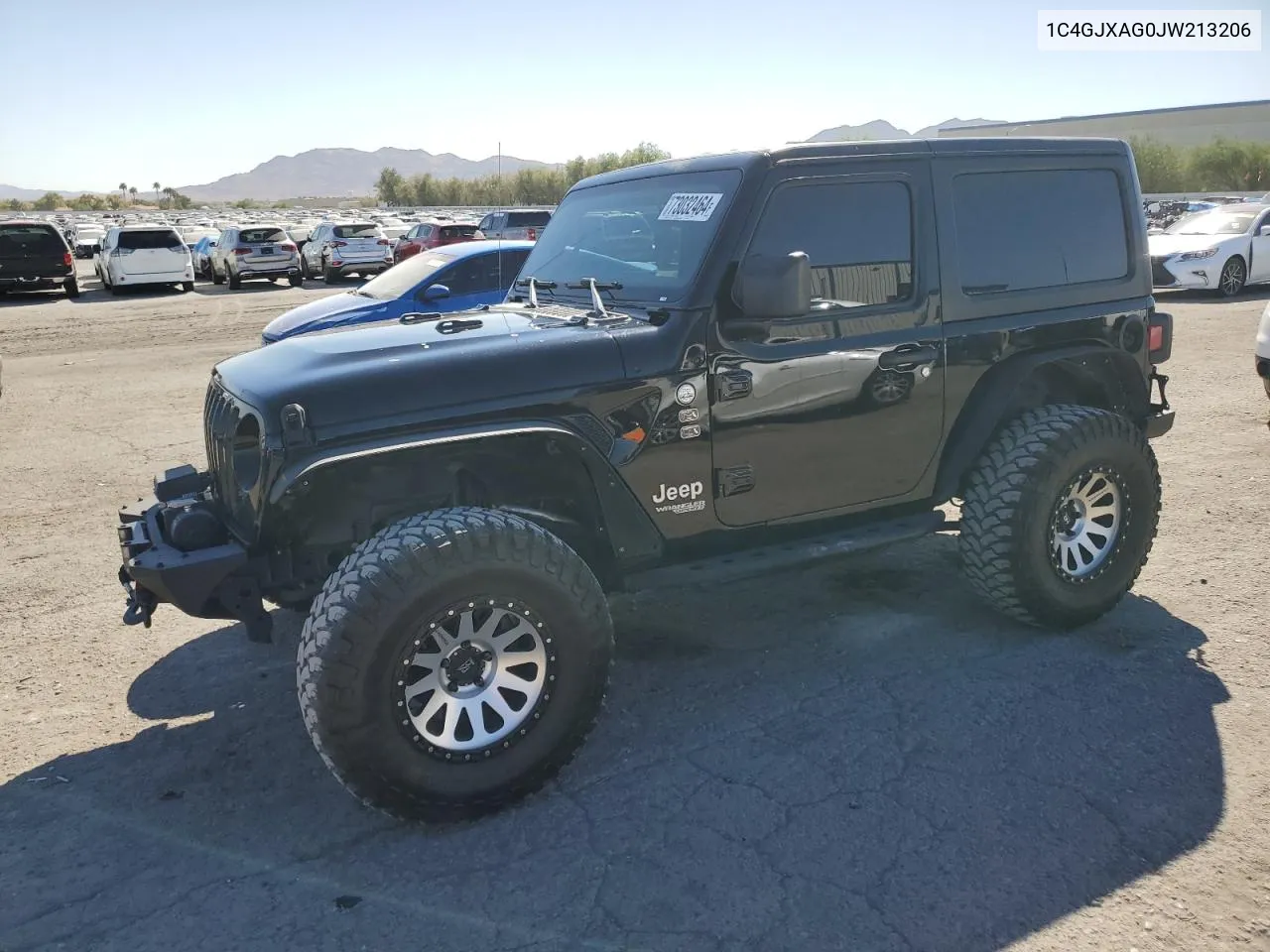 1C4GJXAG0JW213206 2018 Jeep Wrangler Sport