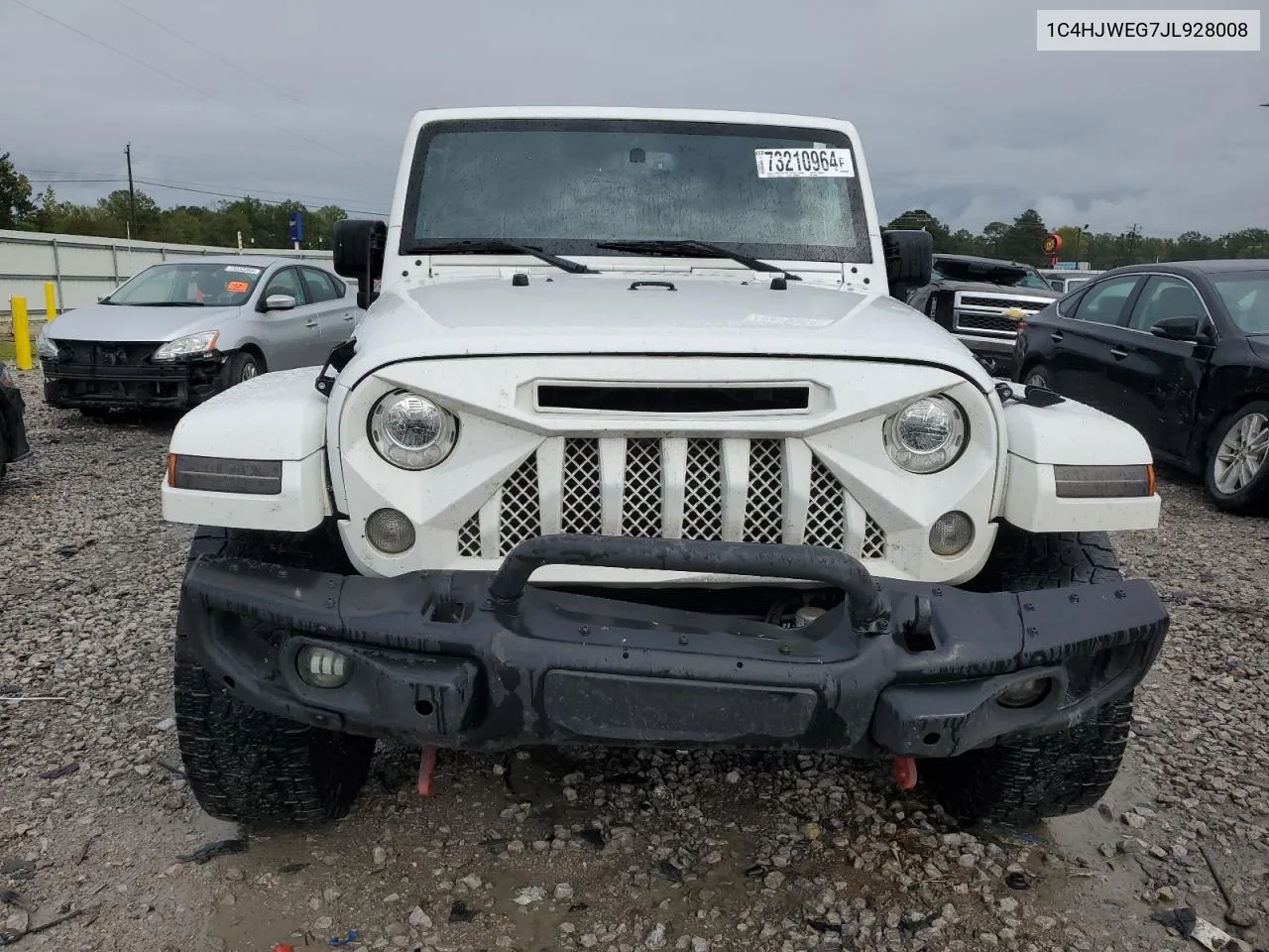 2018 Jeep Wrangler Unlimited Sahara VIN: 1C4HJWEG7JL928008 Lot: 73210964