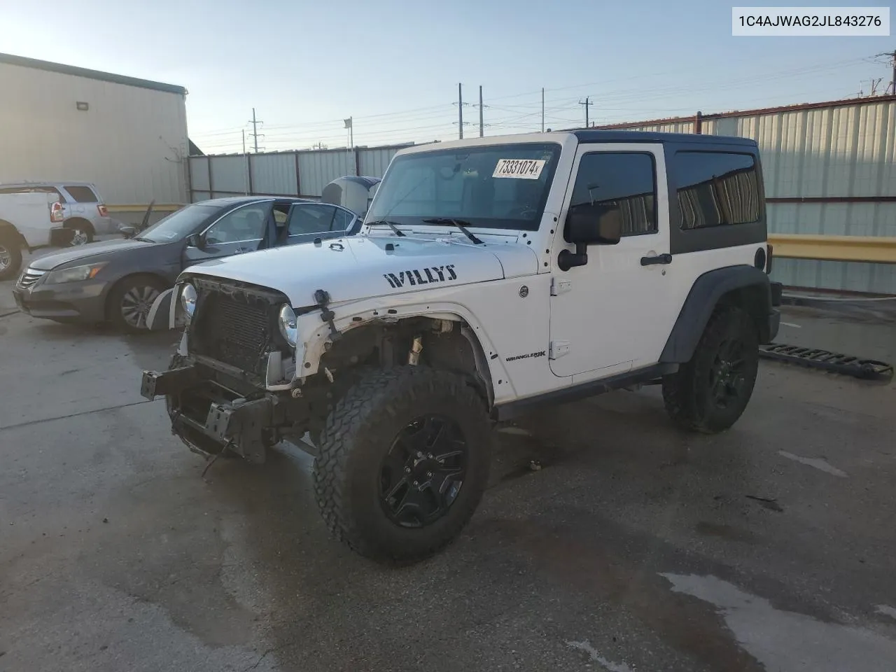 1C4AJWAG2JL843276 2018 Jeep Wrangler Sport