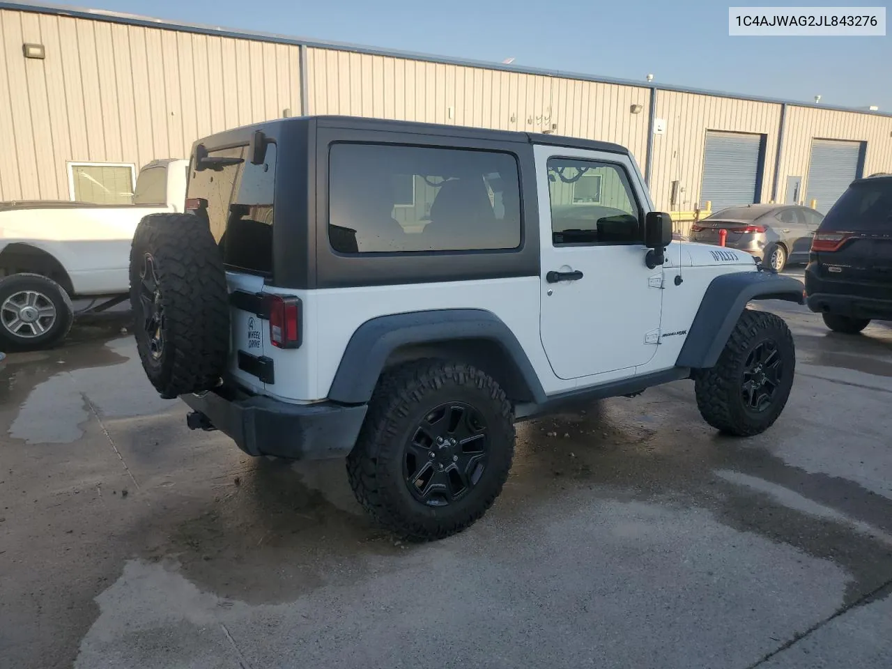 2018 Jeep Wrangler Sport VIN: 1C4AJWAG2JL843276 Lot: 73331074