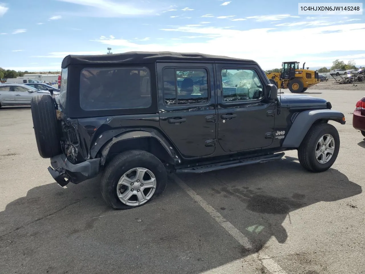 2018 Jeep Wrangler Unlimited Sport VIN: 1C4HJXDN6JW145248 Lot: 73427064