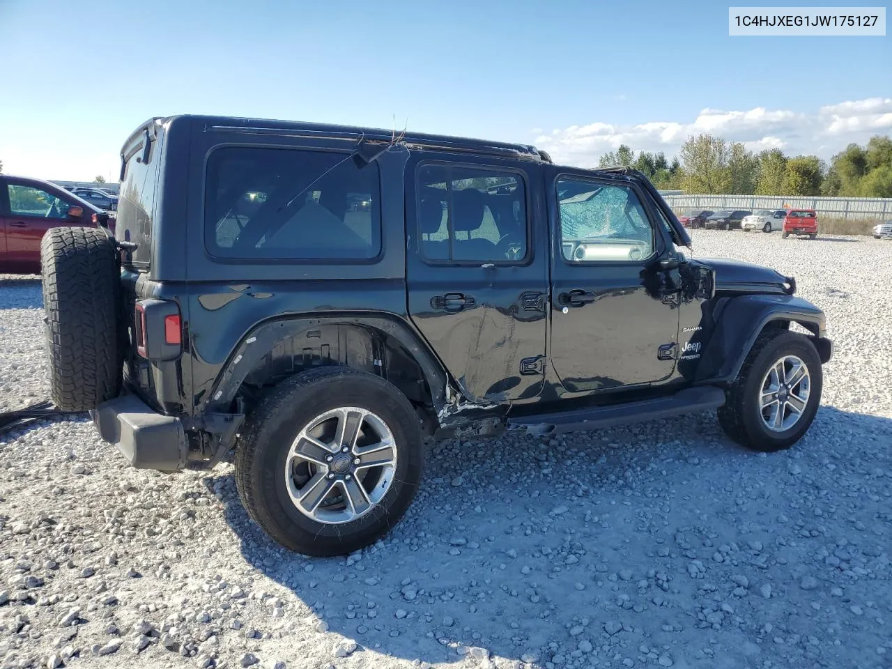 2018 Jeep Wrangler Unlimited Sahara VIN: 1C4HJXEG1JW175127 Lot: 73454824