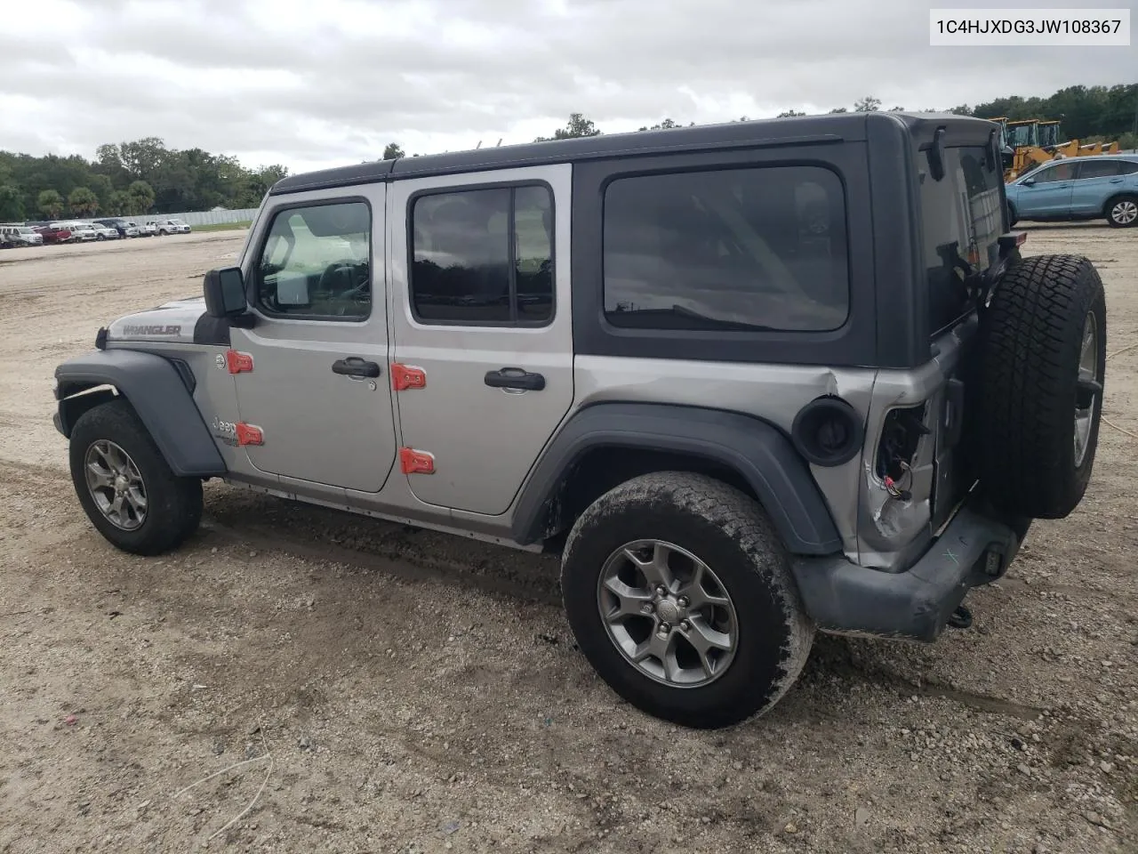 2018 Jeep Wrangler Unlimited Sport VIN: 1C4HJXDG3JW108367 Lot: 73667444