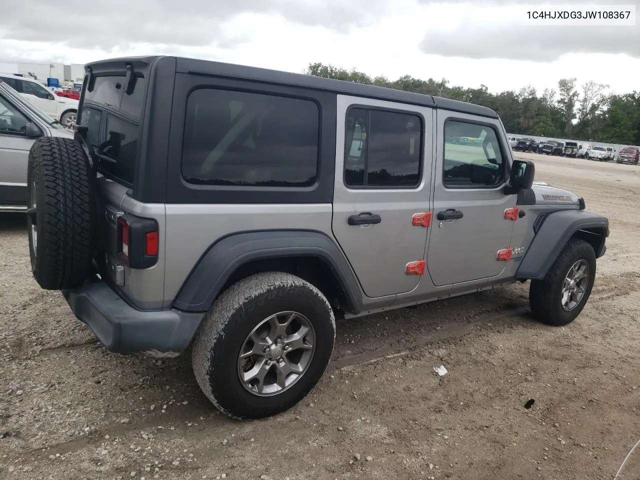 2018 Jeep Wrangler Unlimited Sport VIN: 1C4HJXDG3JW108367 Lot: 73667444