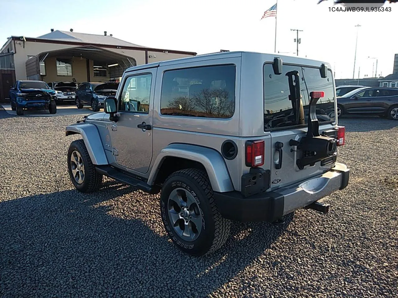 2018 Jeep Wrangler Sahara VIN: 1C4AJWBG9JL936343 Lot: 73830134