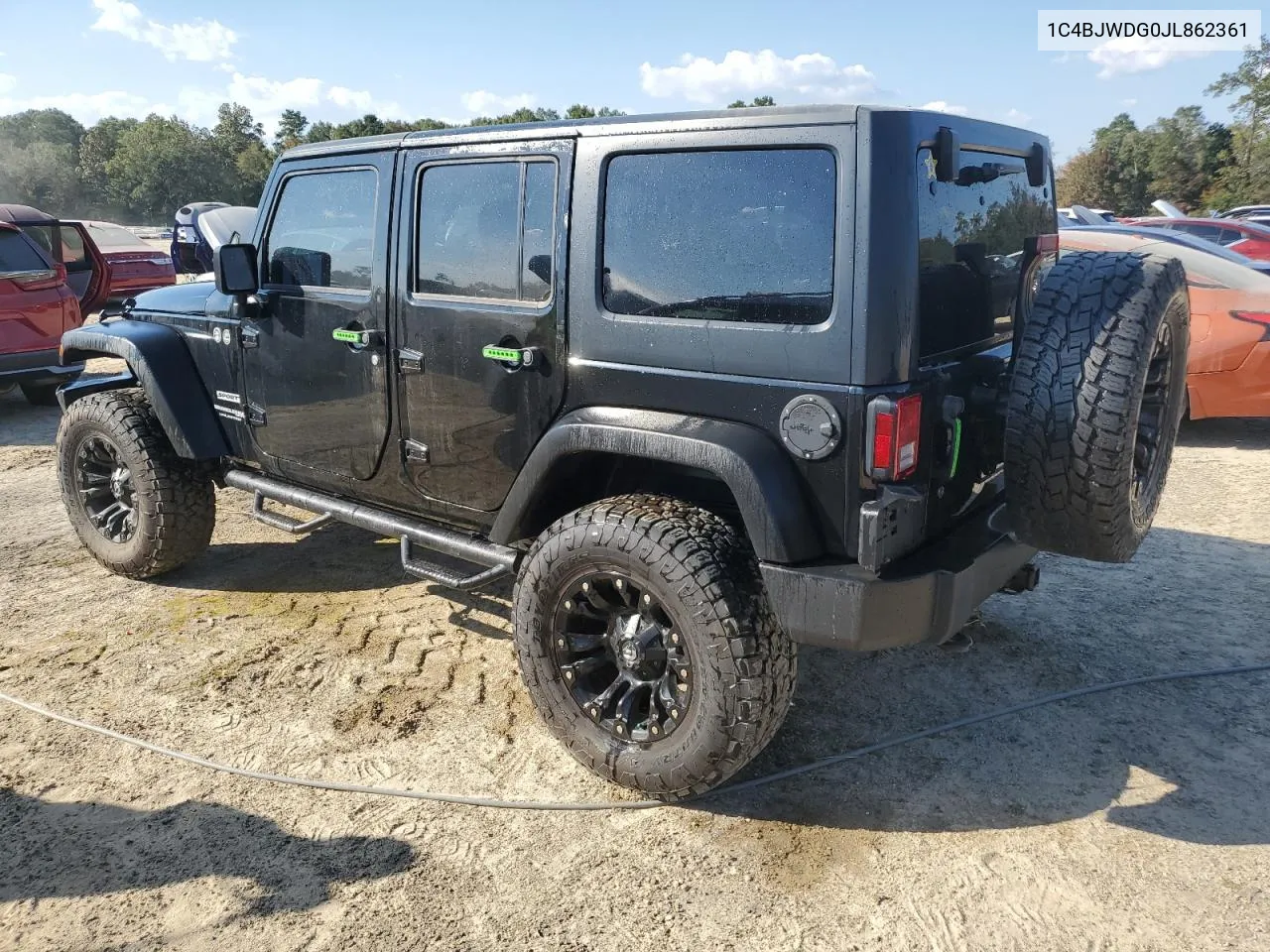 2018 Jeep Wrangler Unlimited Sport VIN: 1C4BJWDG0JL862361 Lot: 73936834