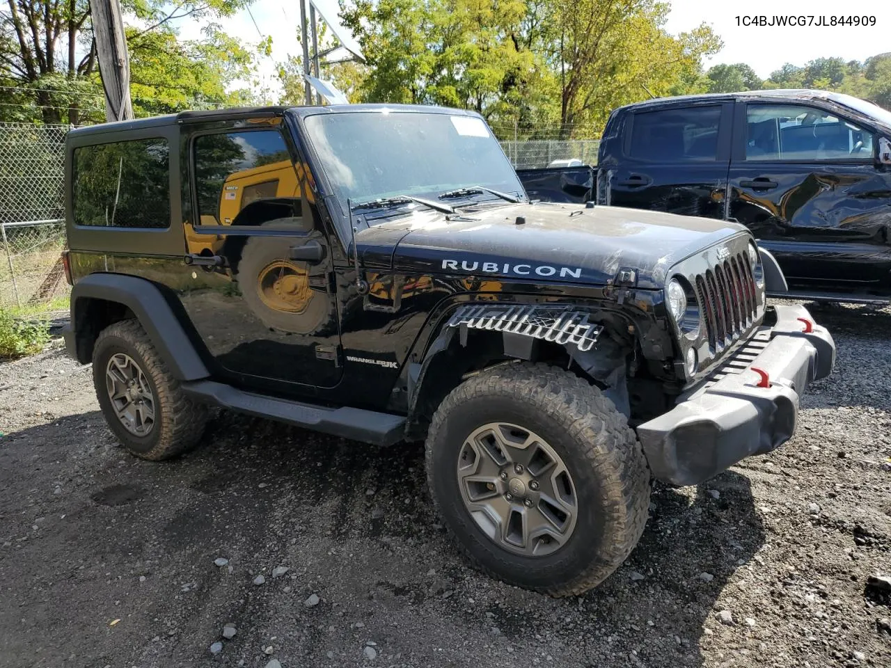 2018 Jeep Wrangler Rubicon VIN: 1C4BJWCG7JL844909 Lot: 74421584