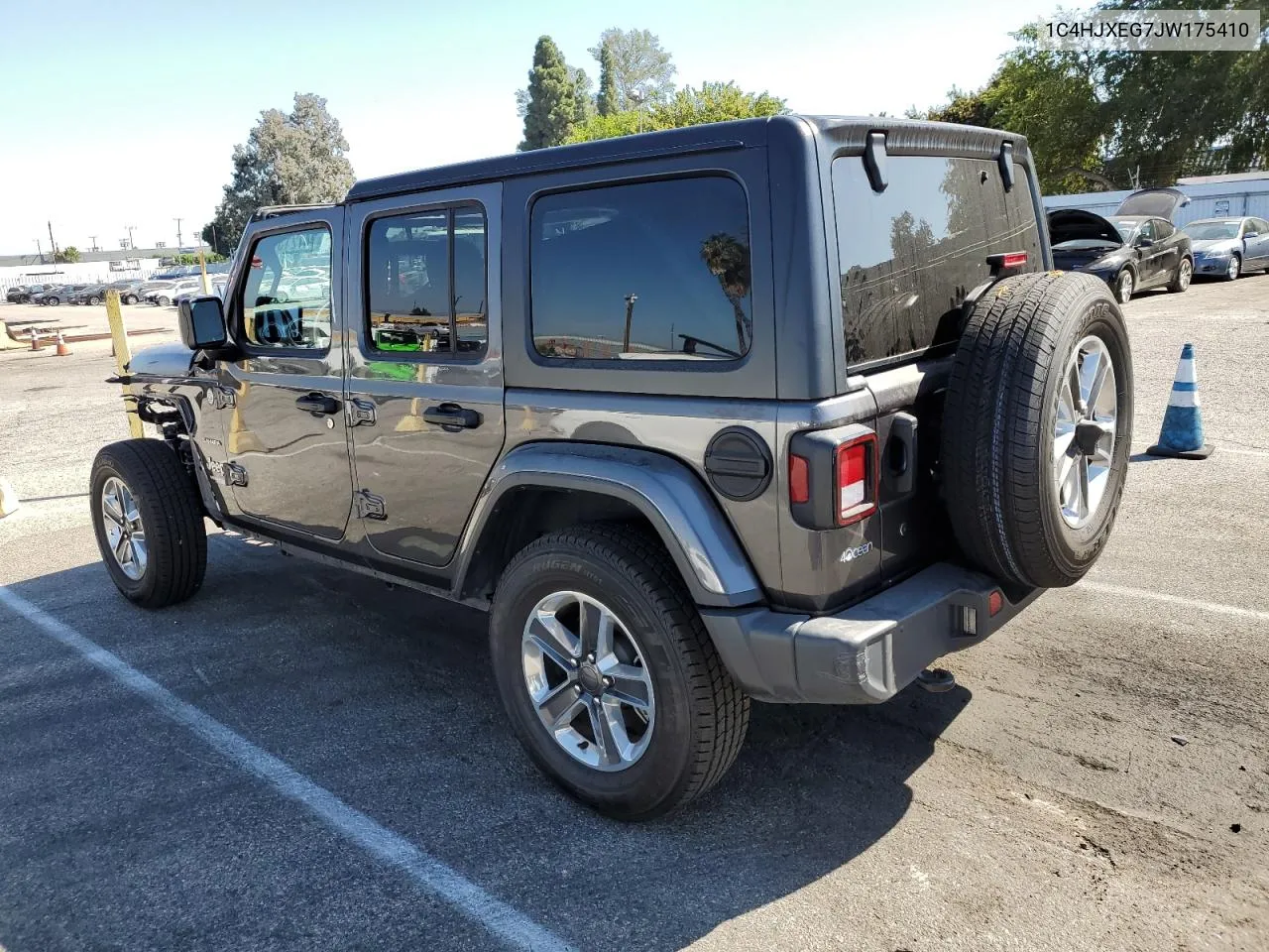 2018 Jeep Wrangler Unlimited Sahara VIN: 1C4HJXEG7JW175410 Lot: 74721374