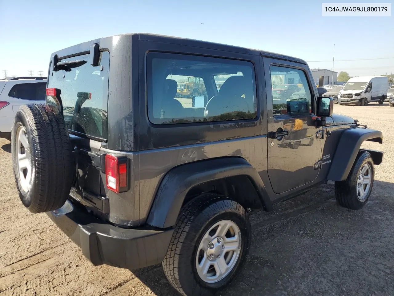 2018 Jeep Wrangler Sport VIN: 1C4AJWAG9JL800179 Lot: 74847194