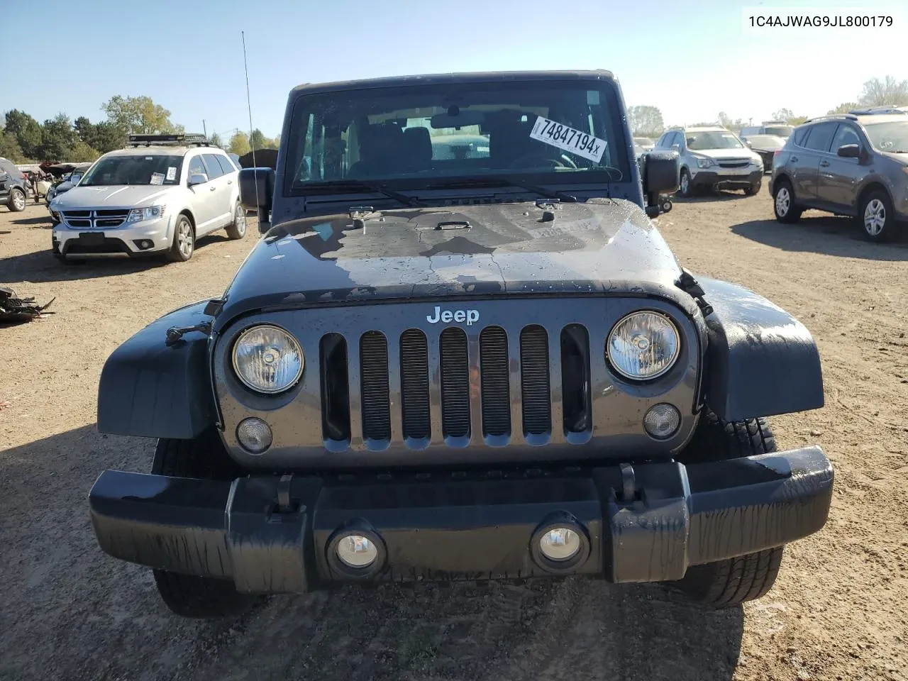 2018 Jeep Wrangler Sport VIN: 1C4AJWAG9JL800179 Lot: 74847194