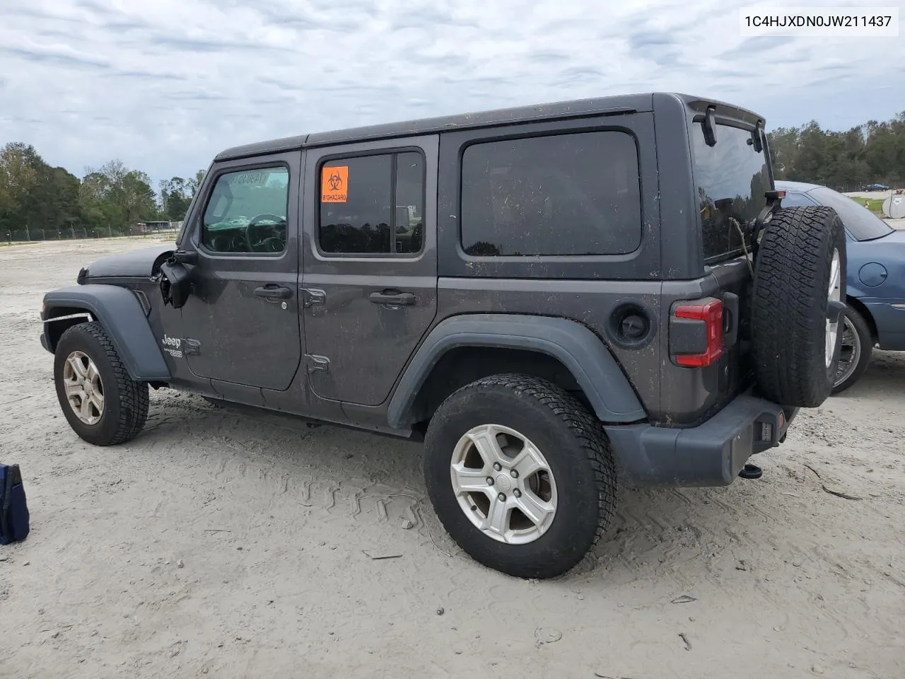 2018 Jeep Wrangler Unlimited Sport VIN: 1C4HJXDN0JW211437 Lot: 74903514