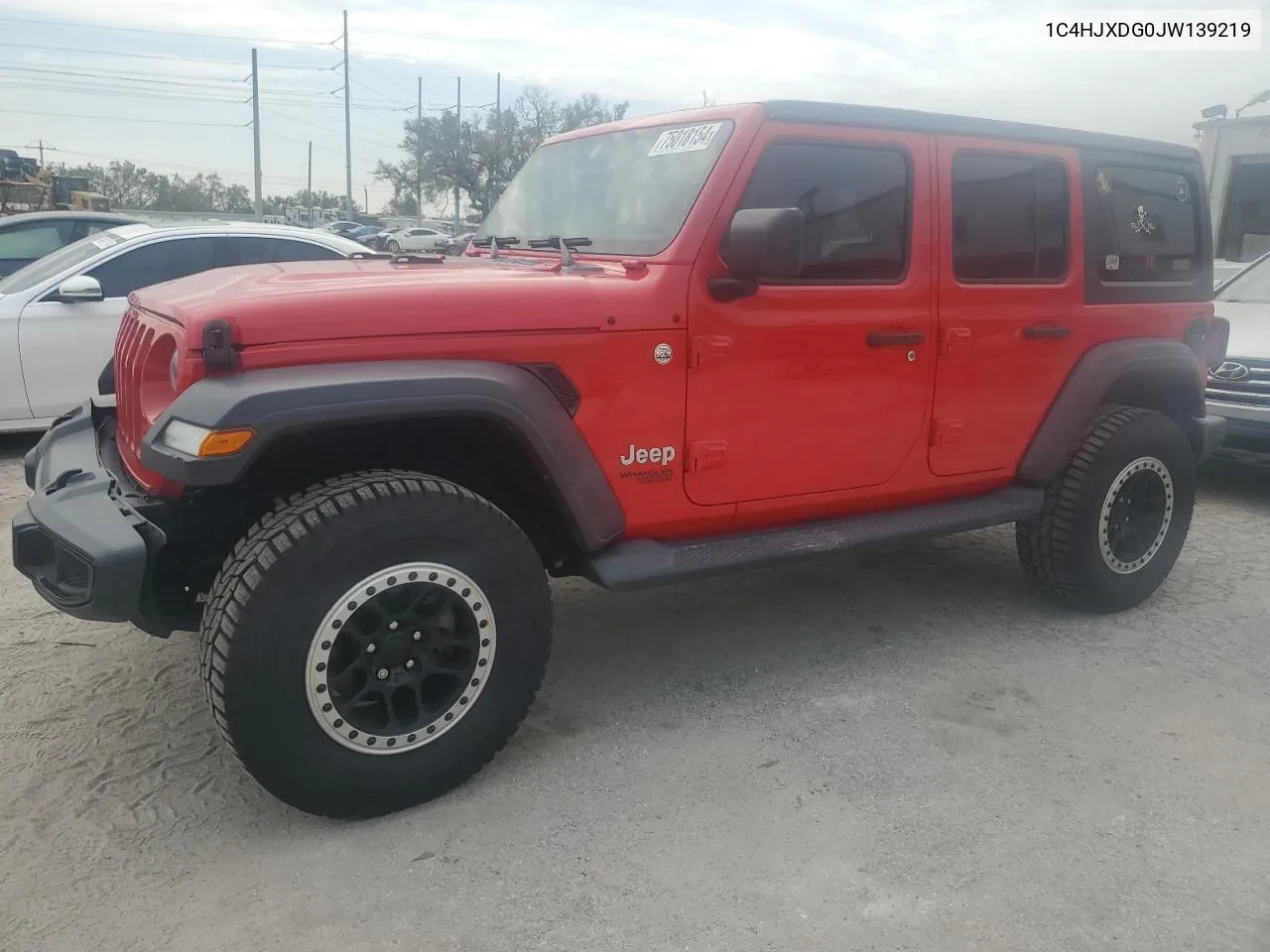 1C4HJXDG0JW139219 2018 Jeep Wrangler Unlimited Sport