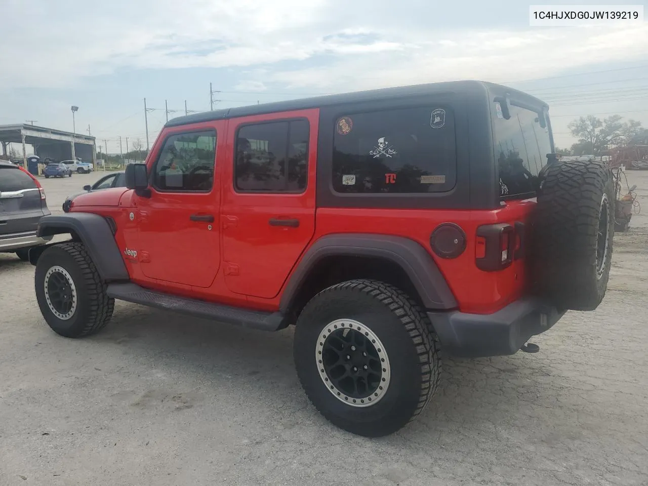 2018 Jeep Wrangler Unlimited Sport VIN: 1C4HJXDG0JW139219 Lot: 75018154