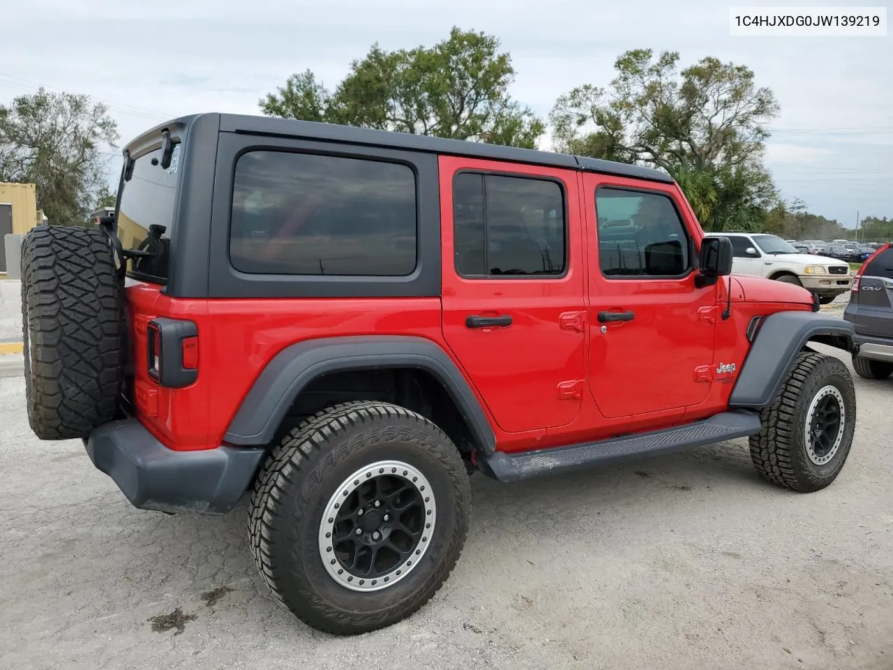 2018 Jeep Wrangler Unlimited Sport VIN: 1C4HJXDG0JW139219 Lot: 75018154