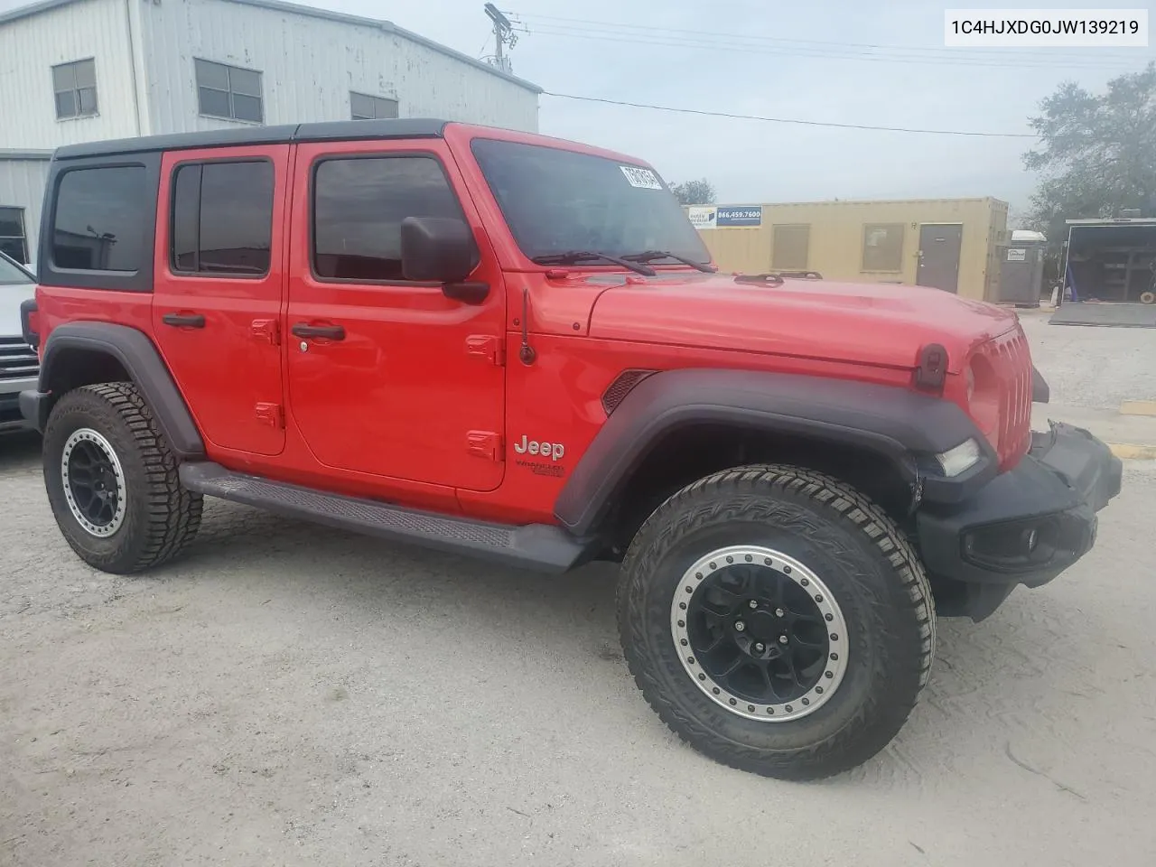 1C4HJXDG0JW139219 2018 Jeep Wrangler Unlimited Sport