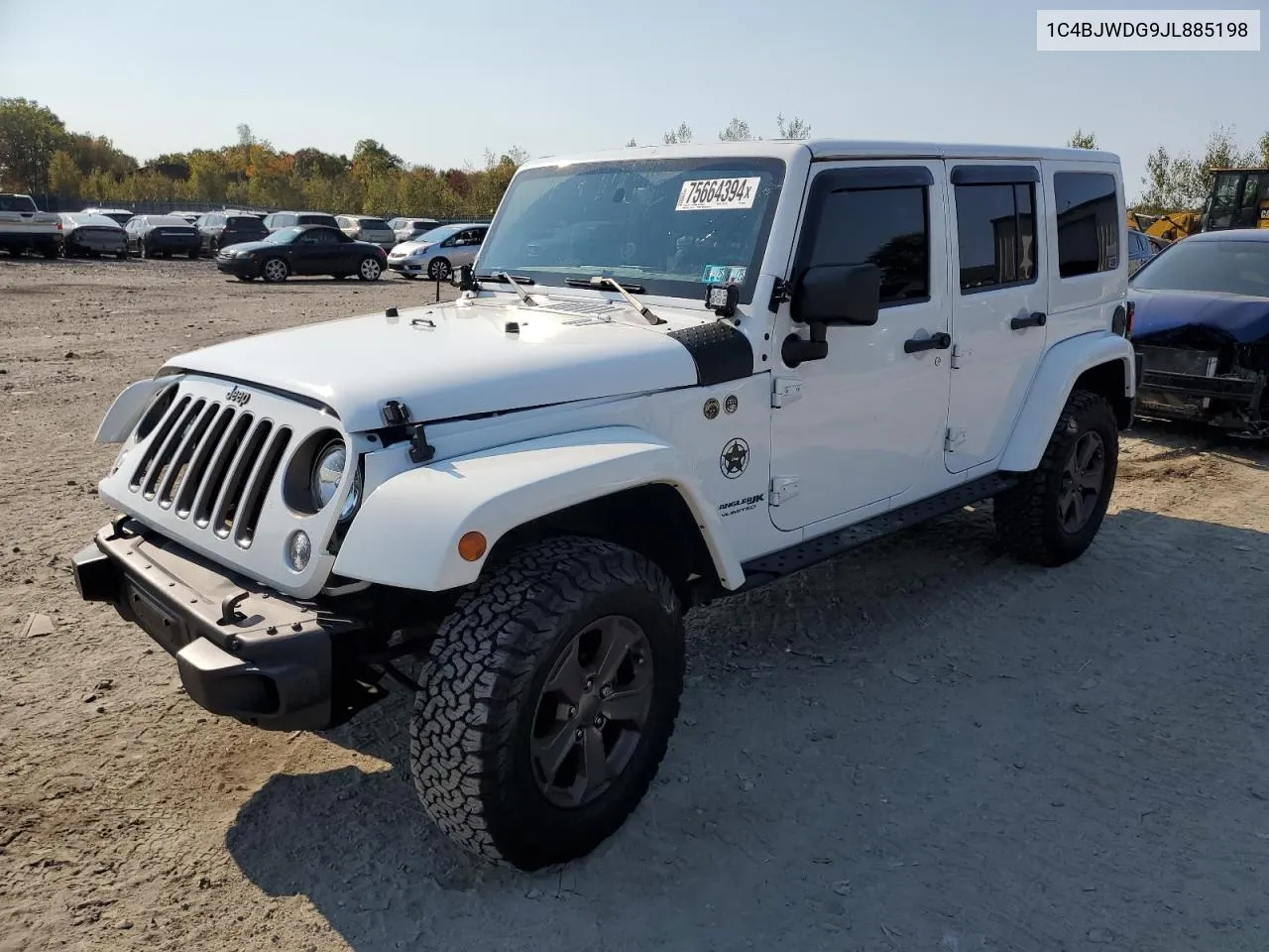 2018 Jeep Wrangler Unlimited Sport VIN: 1C4BJWDG9JL885198 Lot: 75664394