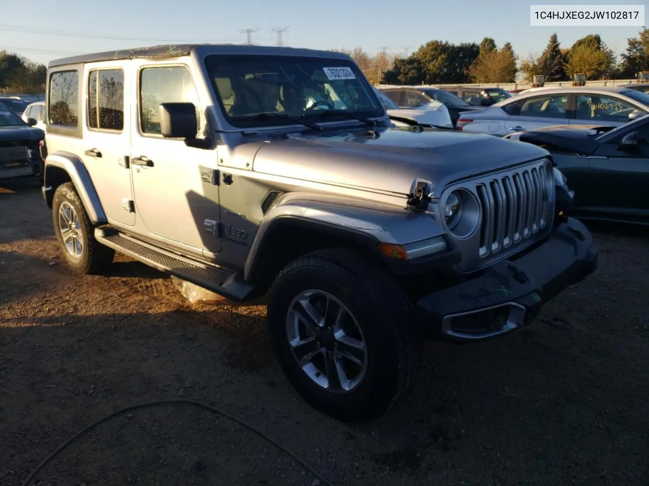 1C4HJXEG2JW102817 2018 Jeep Wrangler Unlimited Sahara