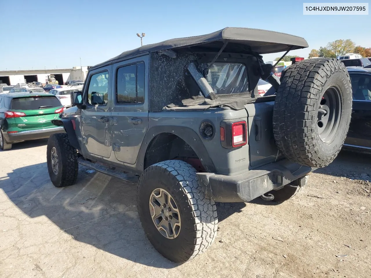 2018 Jeep Wrangler Unlimited Sport VIN: 1C4HJXDN9JW207595 Lot: 76333274