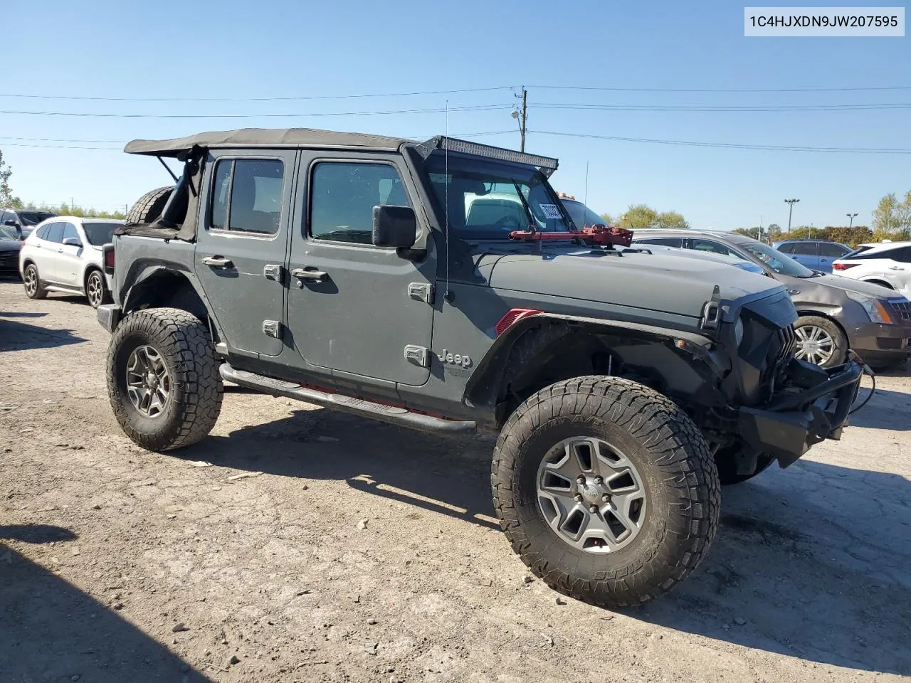 2018 Jeep Wrangler Unlimited Sport VIN: 1C4HJXDN9JW207595 Lot: 76333274