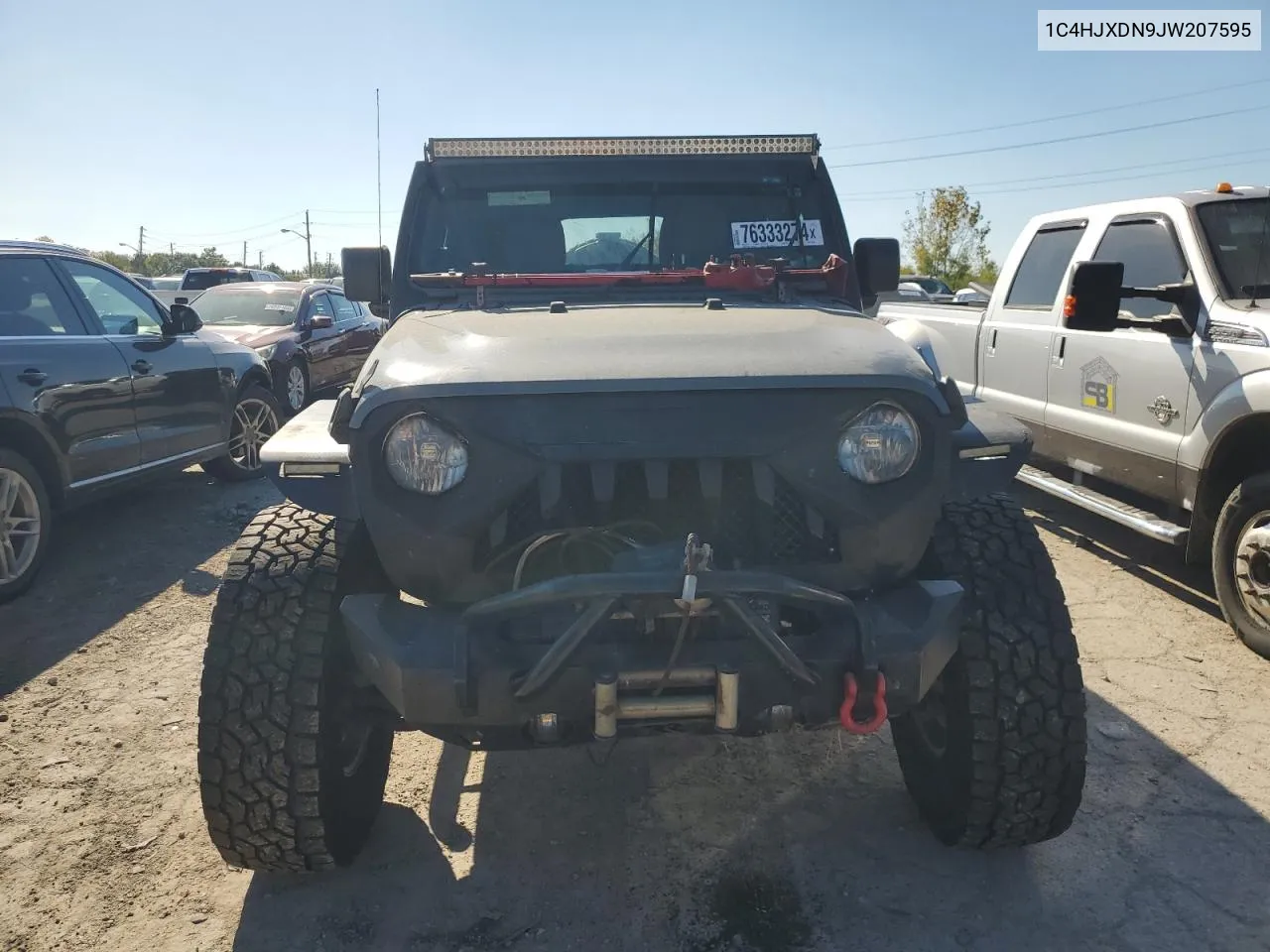 2018 Jeep Wrangler Unlimited Sport VIN: 1C4HJXDN9JW207595 Lot: 76333274