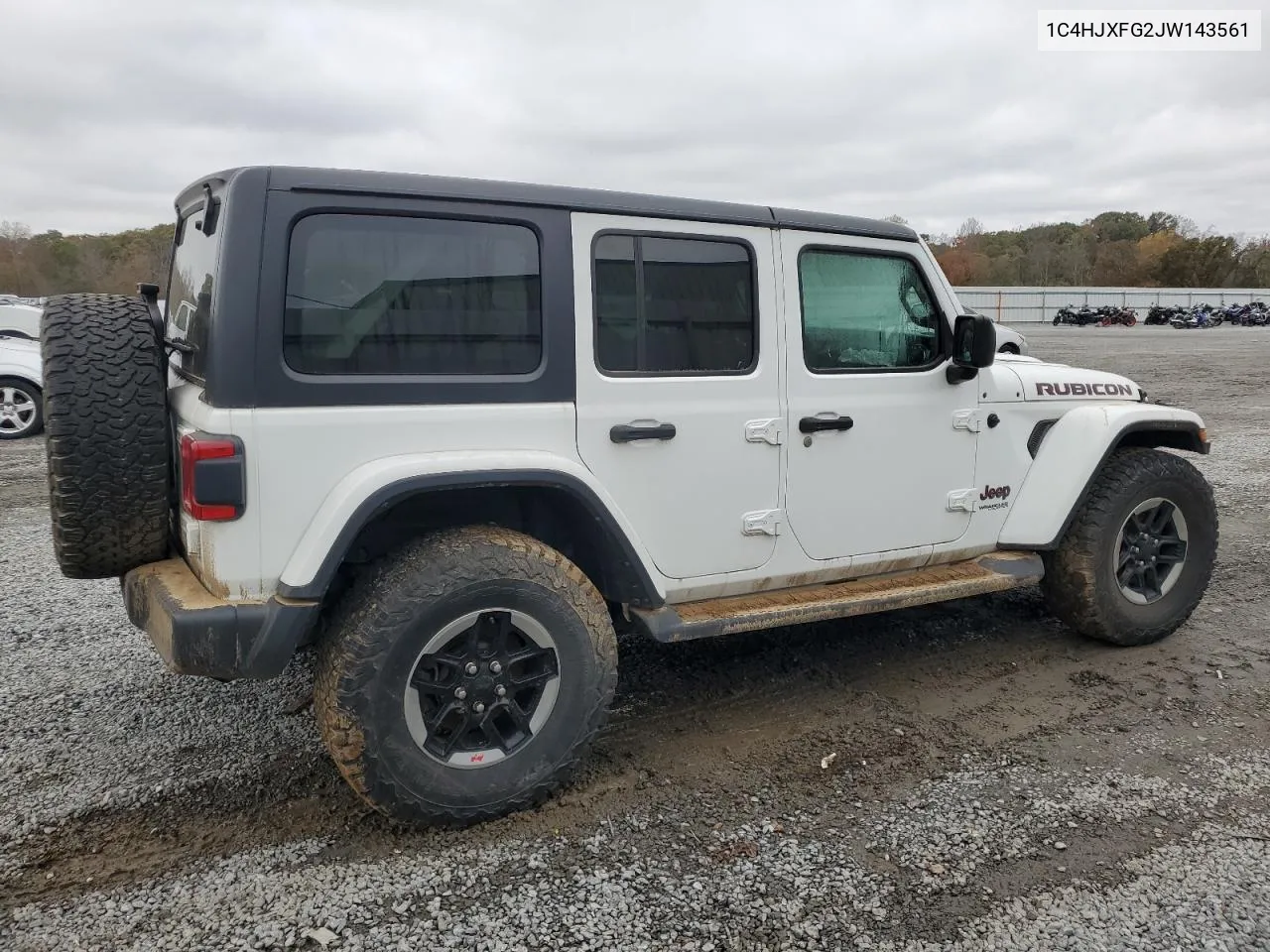 2018 Jeep Wrangler Unlimited Rubicon VIN: 1C4HJXFG2JW143561 Lot: 76350034