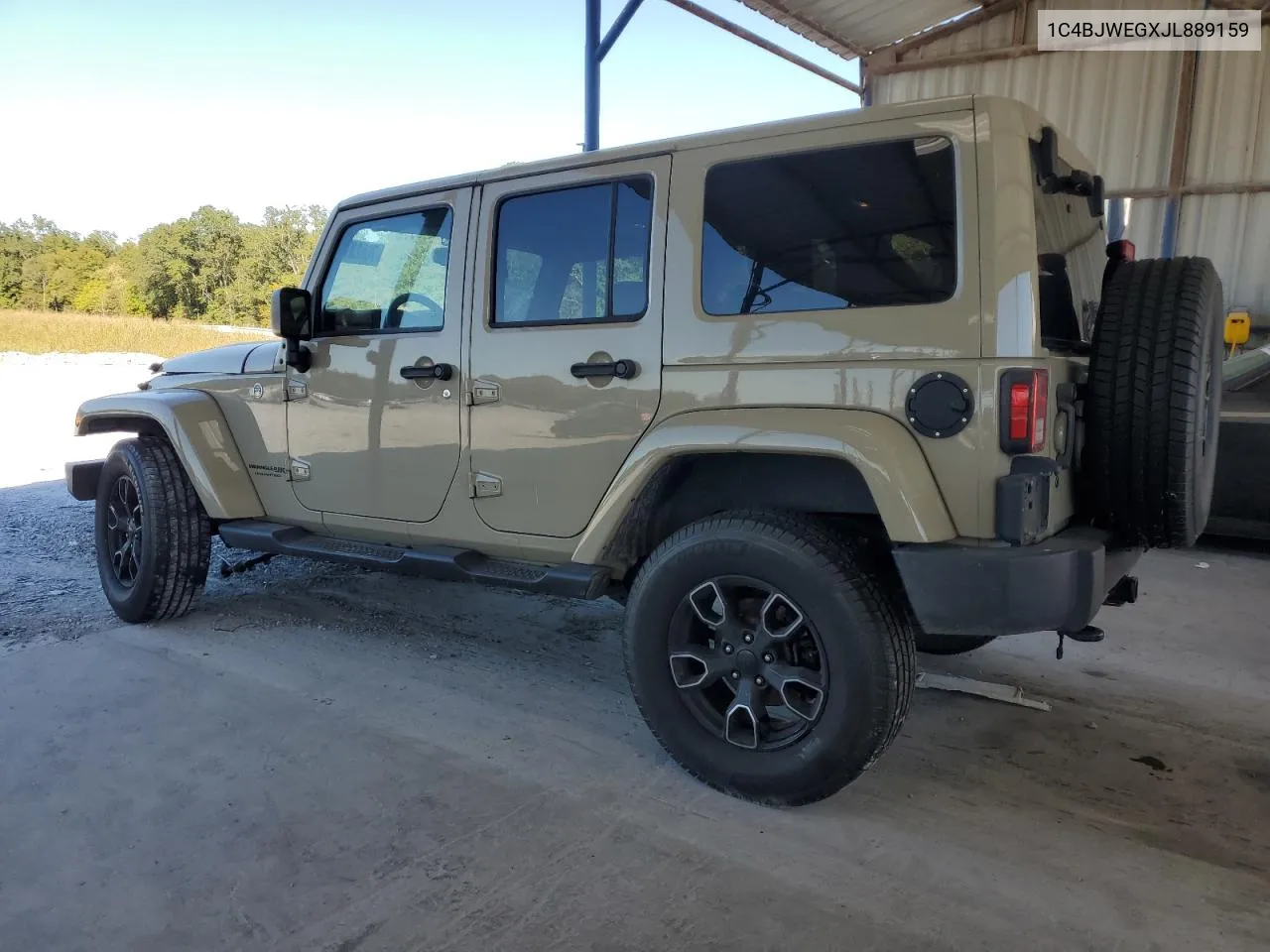 2018 Jeep Wrangler Unlimited Sahara VIN: 1C4BJWEGXJL889159 Lot: 76523774