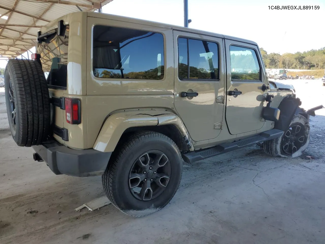 2018 Jeep Wrangler Unlimited Sahara VIN: 1C4BJWEGXJL889159 Lot: 76523774