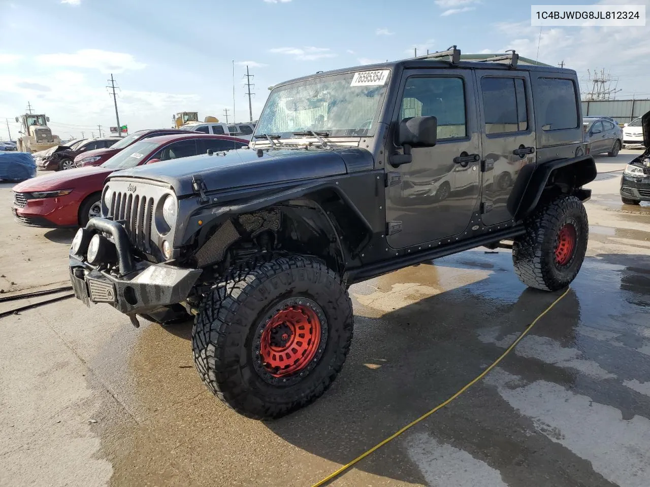 2018 Jeep Wrangler Unlimited Sport VIN: 1C4BJWDG8JL812324 Lot: 76595354