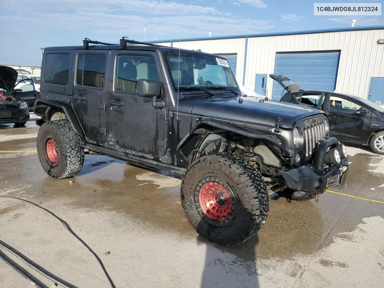 2018 Jeep Wrangler Unlimited Sport VIN: 1C4BJWDG8JL812324 Lot: 76595354