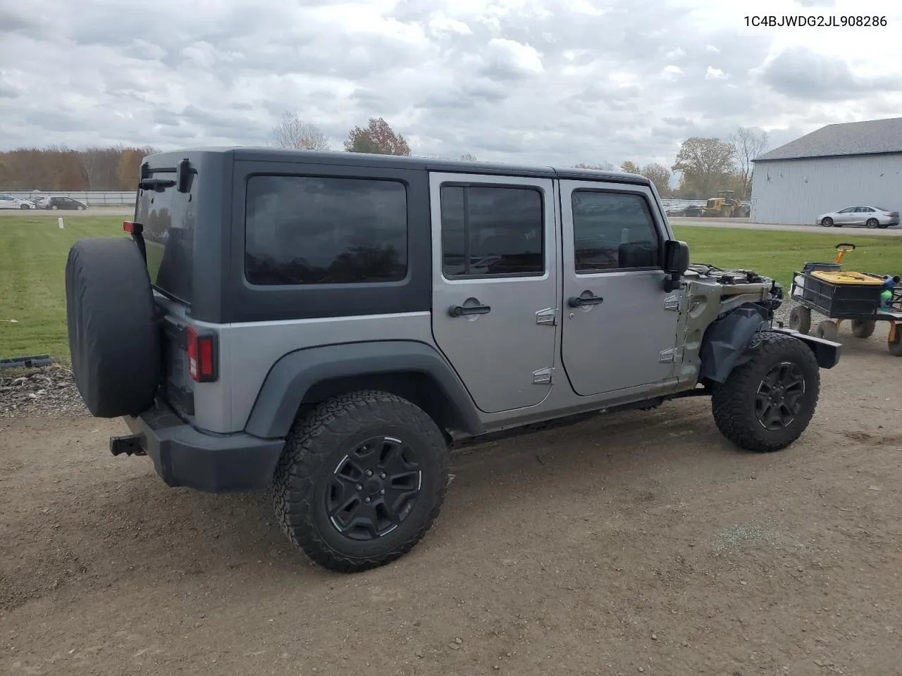 2018 Jeep Wrangler Unlimited Sport VIN: 1C4BJWDG2JL908286 Lot: 77313844