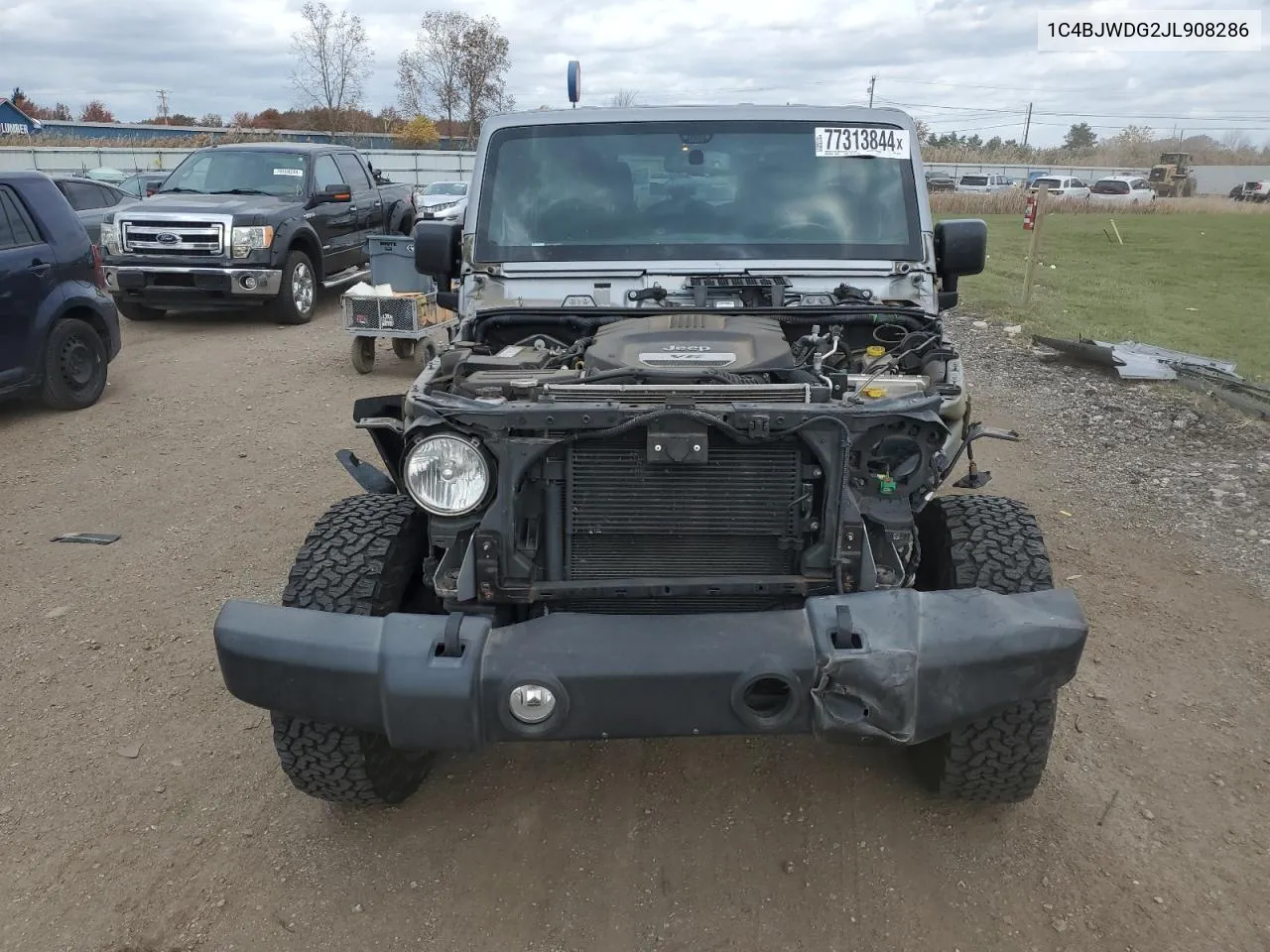 2018 Jeep Wrangler Unlimited Sport VIN: 1C4BJWDG2JL908286 Lot: 77313844