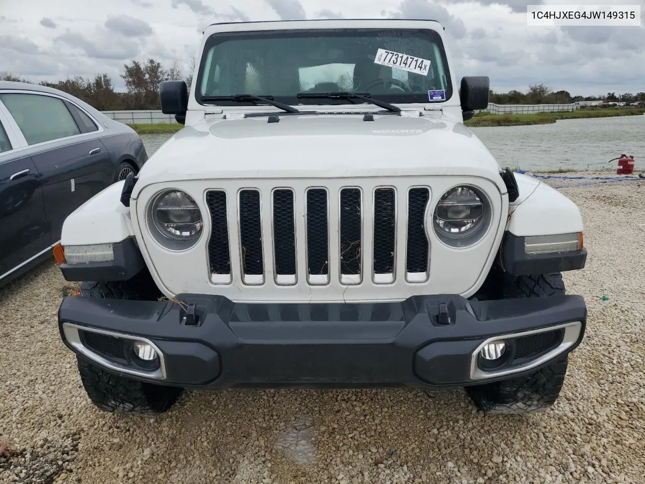 2018 Jeep Wrangler Unlimited Sahara VIN: 1C4HJXEG4JW149315 Lot: 77314714