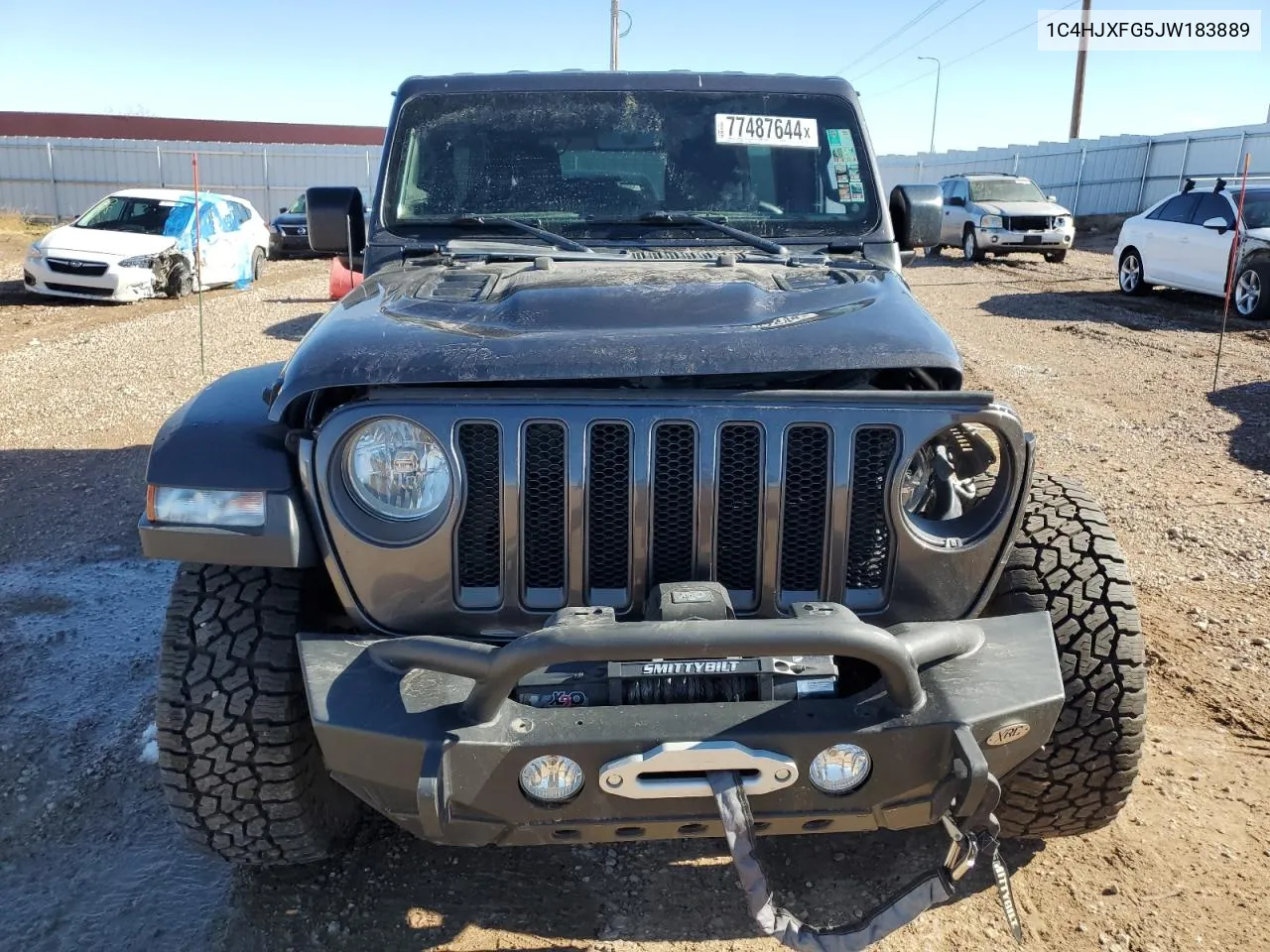 2018 Jeep Wrangler Unlimited Rubicon VIN: 1C4HJXFG5JW183889 Lot: 77487644