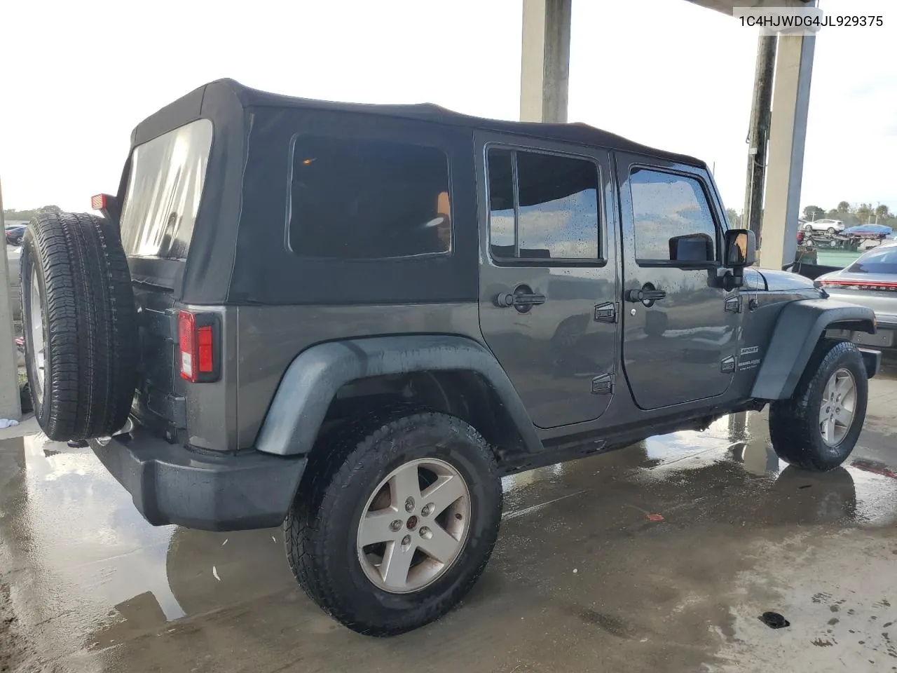 2018 Jeep Wrangler Unlimited Sport VIN: 1C4HJWDG4JL929375 Lot: 78865084