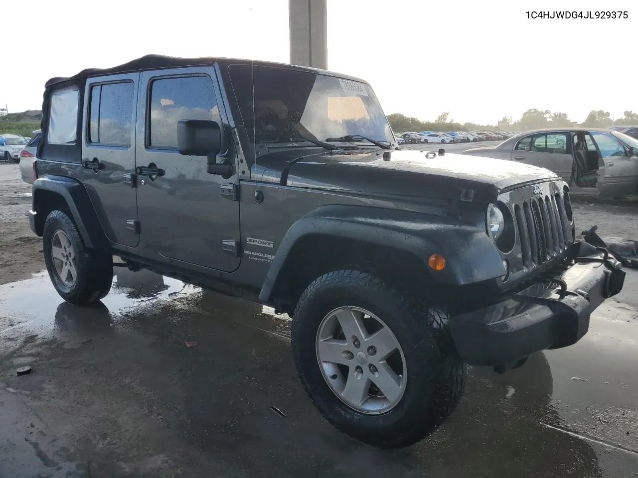 2018 Jeep Wrangler Unlimited Sport VIN: 1C4HJWDG4JL929375 Lot: 78865084