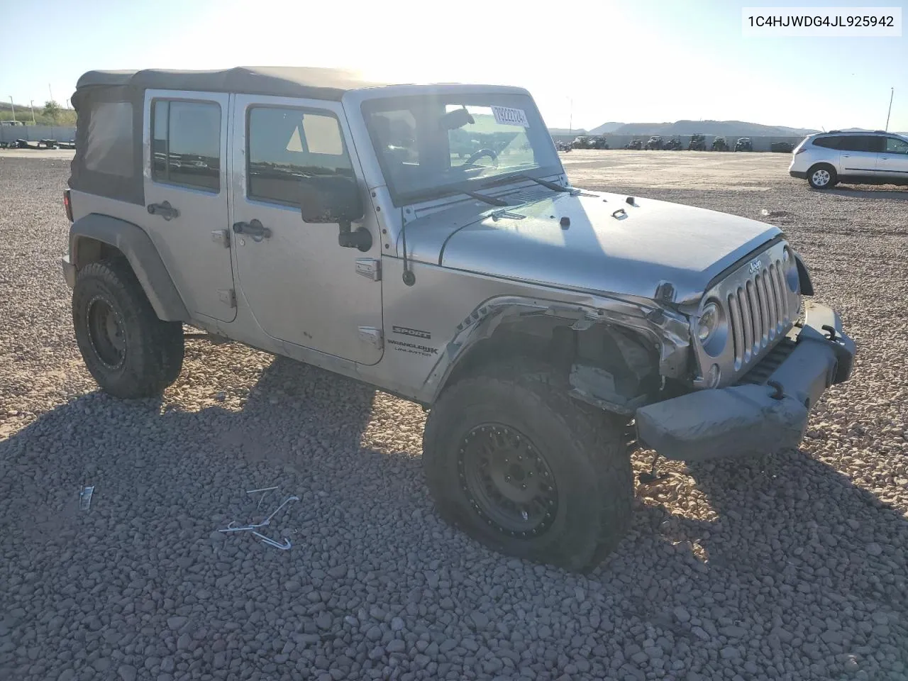 2018 Jeep Wrangler Unlimited Sport VIN: 1C4HJWDG4JL925942 Lot: 79222724