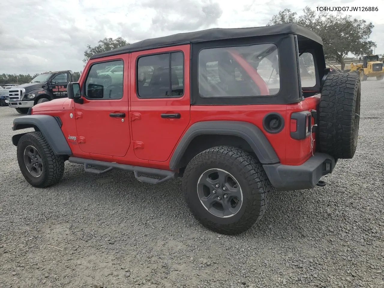 2018 Jeep Wrangler Unlimited Sport VIN: 1C4HJXDG7JW126886 Lot: 79354374