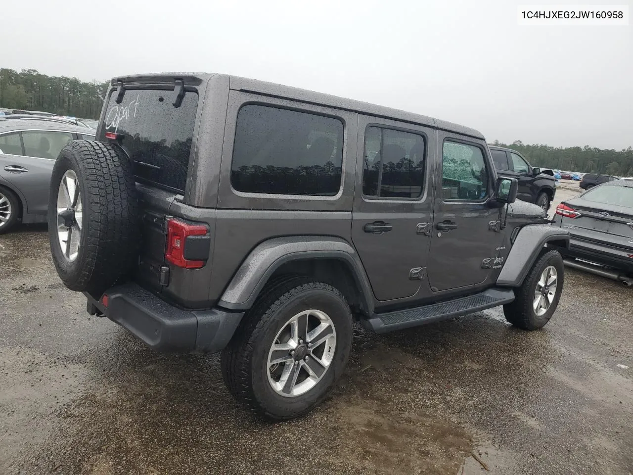 2018 Jeep Wrangler Unlimited Sahara VIN: 1C4HJXEG2JW160958 Lot: 79395794