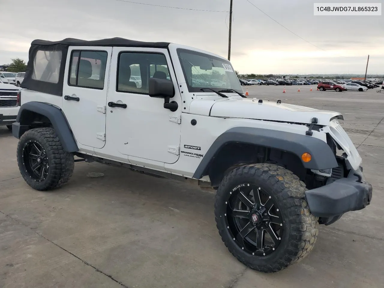 2018 Jeep Wrangler Unlimited Sport VIN: 1C4BJWDG7JL865323 Lot: 79419474