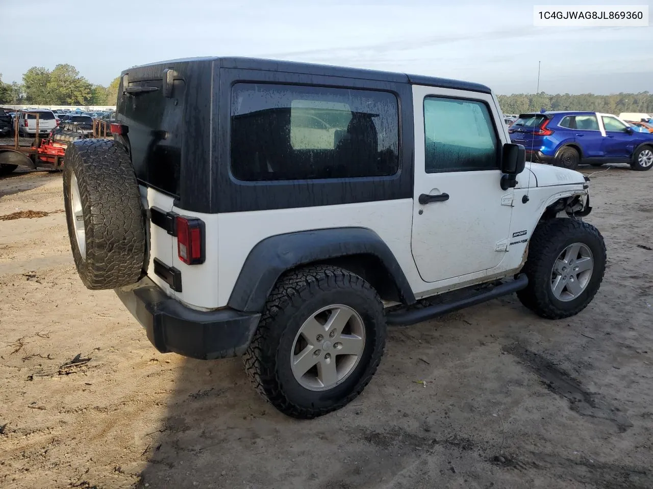 2018 Jeep Wrangler Sport VIN: 1C4GJWAG8JL869360 Lot: 79926194