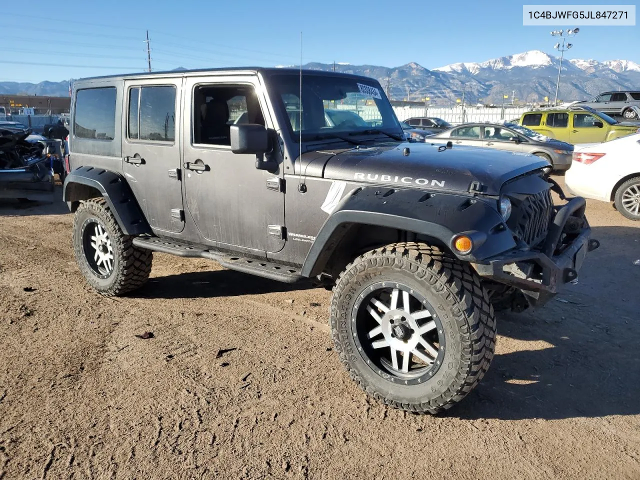 2018 Jeep Wrangler Unlimited Rubicon VIN: 1C4BJWFG5JL847271 Lot: 80308434