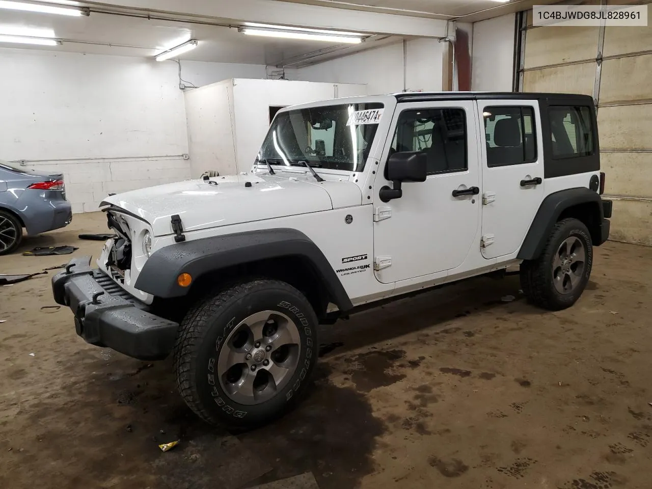 2018 Jeep Wrangler Unlimited Sport VIN: 1C4BJWDG8JL828961 Lot: 80446474