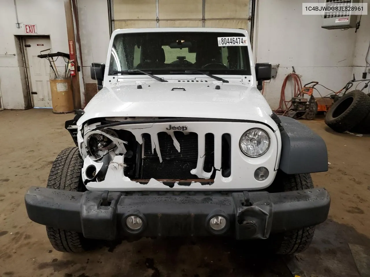 2018 Jeep Wrangler Unlimited Sport VIN: 1C4BJWDG8JL828961 Lot: 80446474