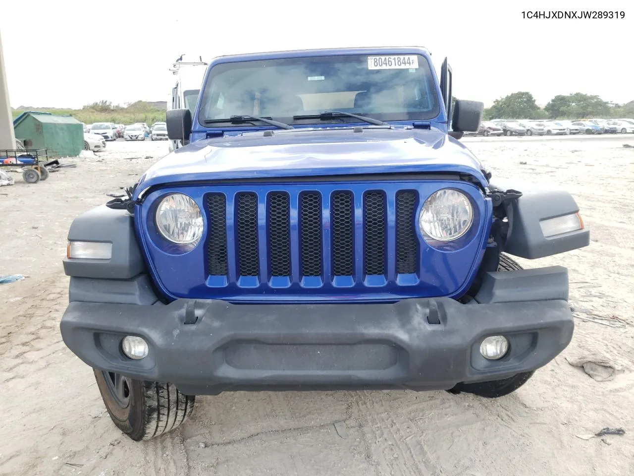 2018 Jeep Wrangler Unlimited Sport VIN: 1C4HJXDNXJW289319 Lot: 80461844