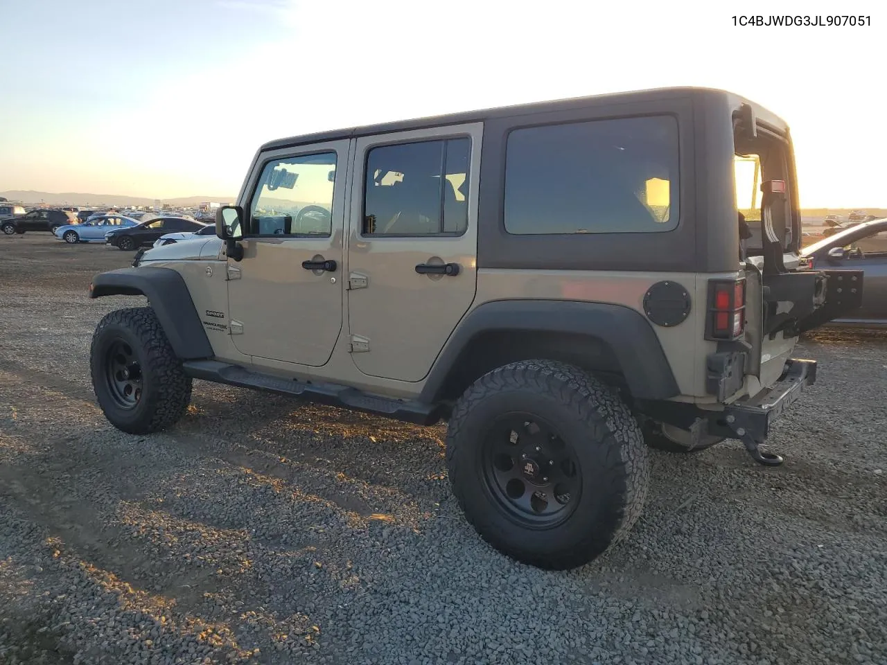 2018 Jeep Wrangler Unlimited Sport VIN: 1C4BJWDG3JL907051 Lot: 80491674