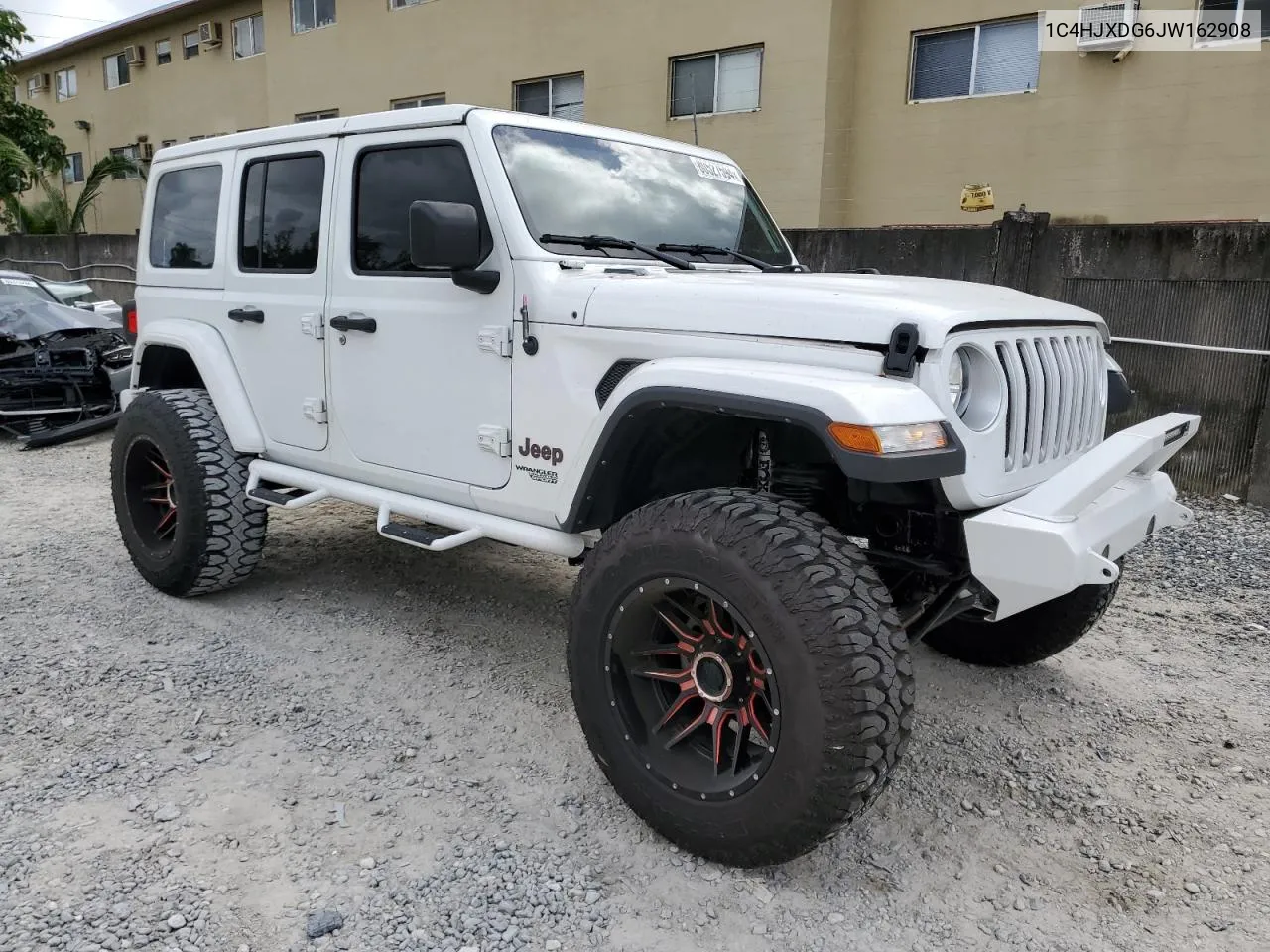 2018 Jeep Wrangler Unlimited Sport VIN: 1C4HJXDG6JW162908 Lot: 80527594