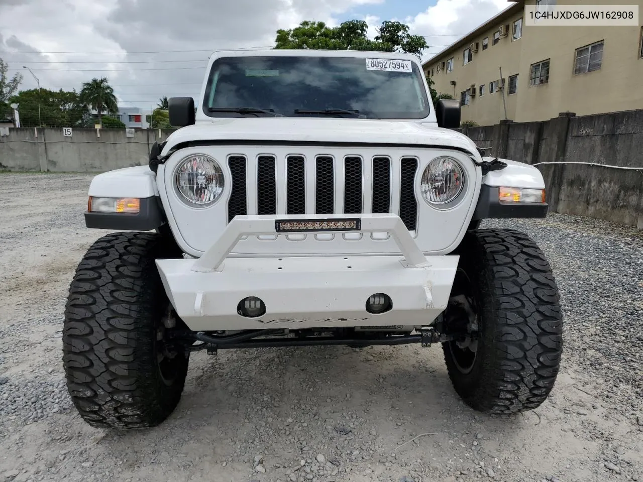 2018 Jeep Wrangler Unlimited Sport VIN: 1C4HJXDG6JW162908 Lot: 80527594