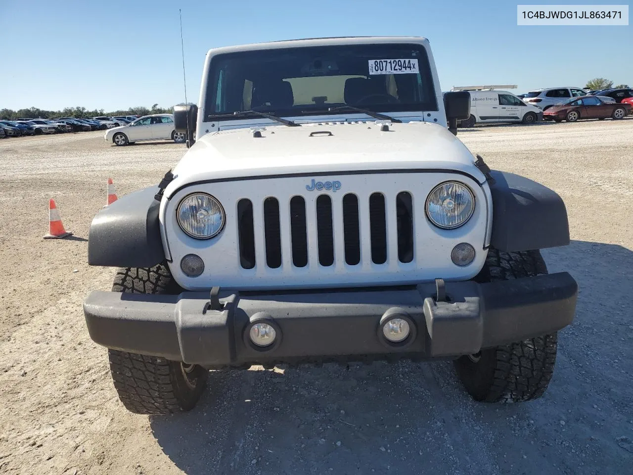 2018 Jeep Wrangler Unlimited Sport VIN: 1C4BJWDG1JL863471 Lot: 80712944