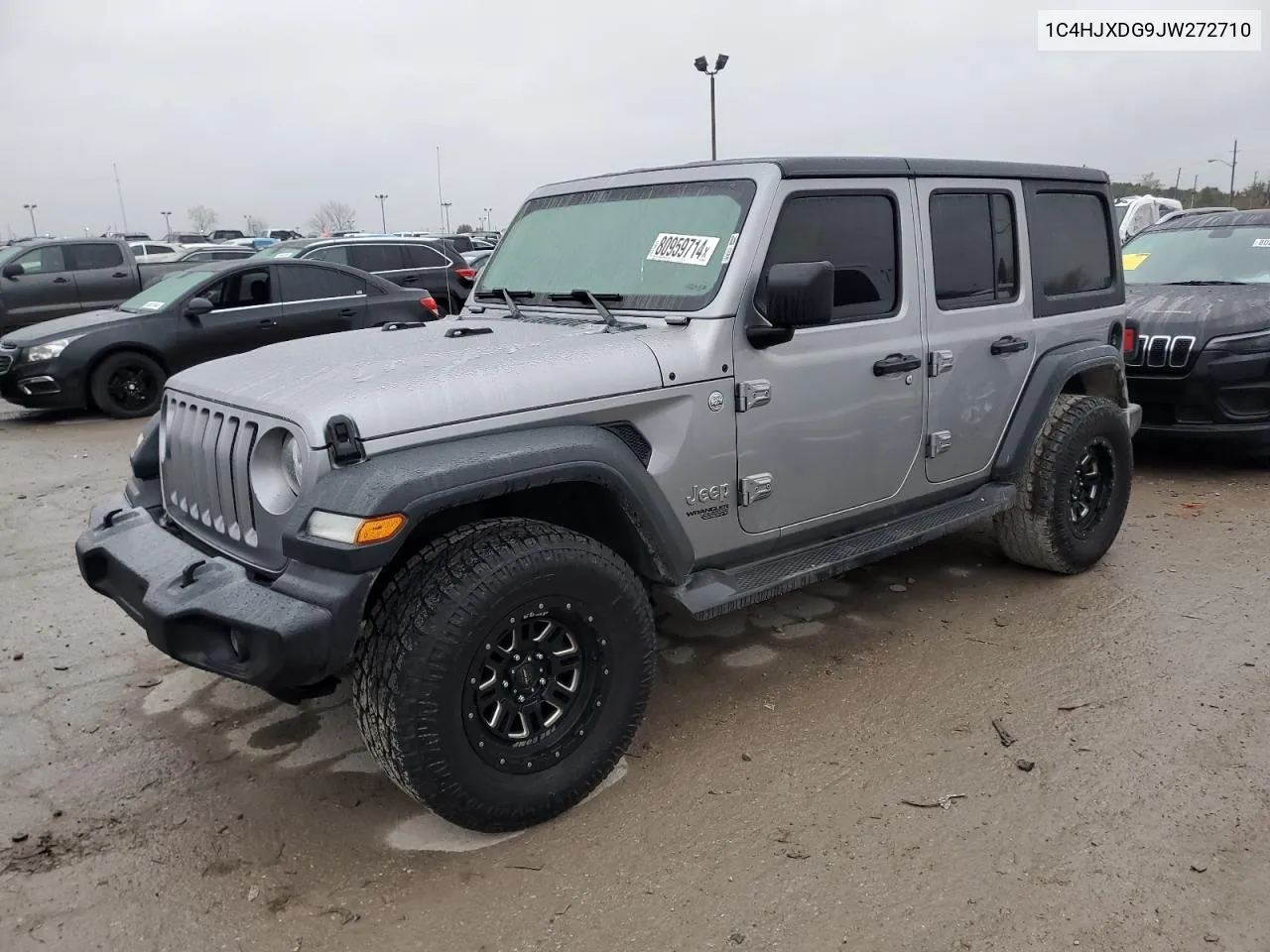 2018 Jeep Wrangler Unlimited Sport VIN: 1C4HJXDG9JW272710 Lot: 80959714